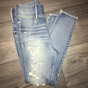 Super high waist American Eagle jeggings